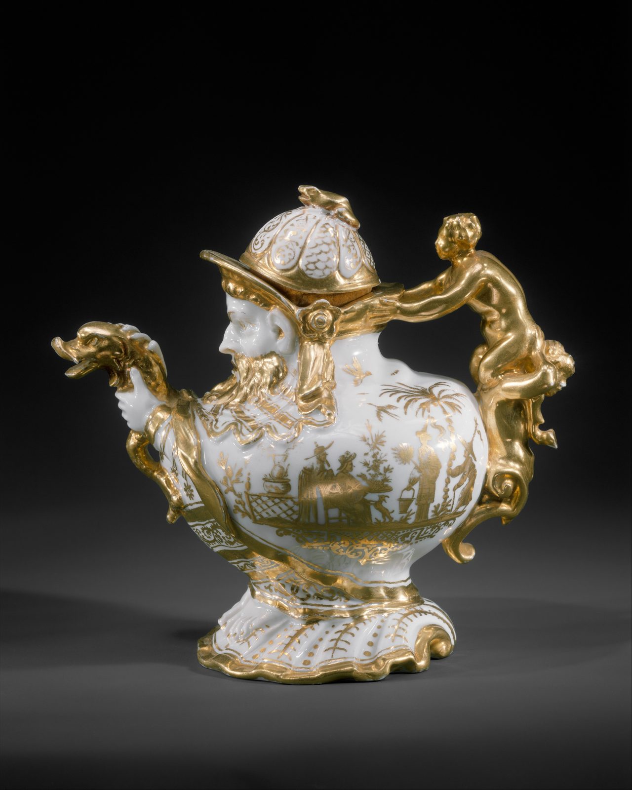 清 欧洲 ceramic object